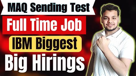 IBM MAQ Biggest Test Hirings OFF Campus Job Drive For 2024 2023