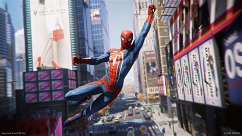 Download Spider Man Ps4 Video Game Hanging 2018 1920x1080 Wallpaper