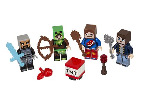 НАБОР МИНИФИГУРОК MINECRAFT 1 АРТИКУЛ: 853609 LEGO® Minecraft: Набор ...