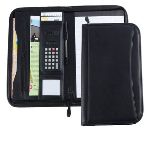 High Quality Pu Leather File Folders With Zip For Office Use A At Rs