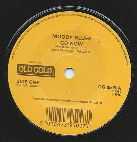 The Moody Blues - Go Now (1985, Vinyl) | Discogs