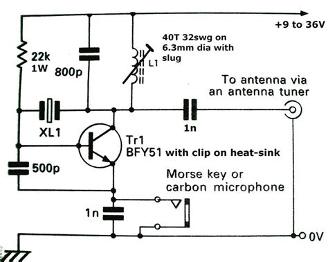 Bluetooth Transmitter Circuit Diagram