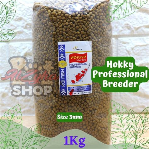 Jual 1kg Hokky Professional Profesional Breeder Fish Food Pakan Ikan