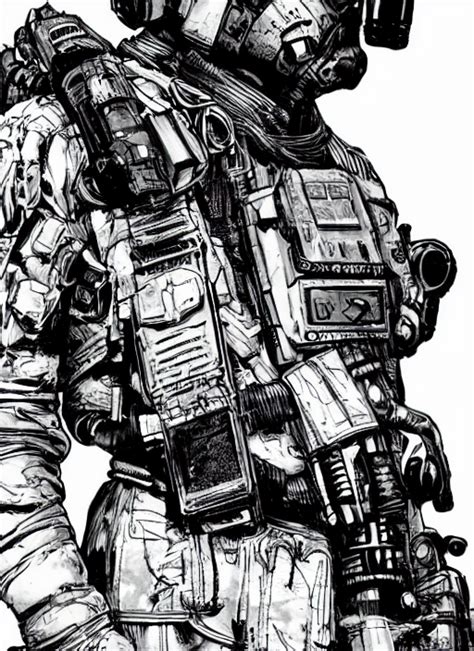 Krea Cyberpunk Blackops Soldier Bomb Suit Juggernaut Night Vision