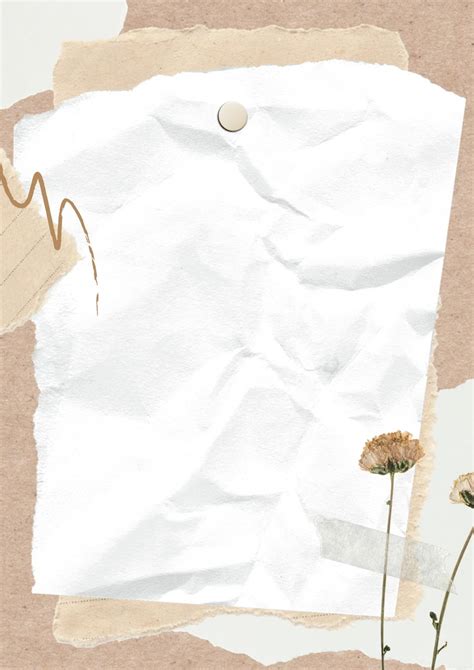 Premium Psd Vintage Scrapbook Torn Paper Background