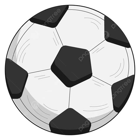 Balon De Futbol Blanco Y Negro PNG ,dibujos Fútbol, Pelota, Deporte PNG y Vector para Descargar ...