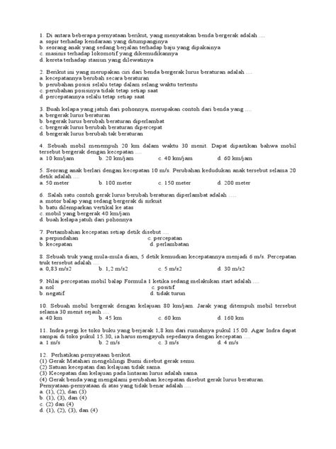 Detail Contoh Soal Glb Dan Glbb Kelas 8 Koleksi Nomer 12