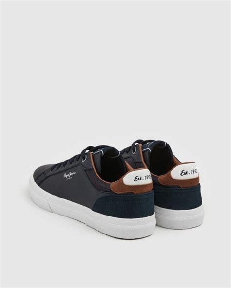 PEPE JEANS PMS30839 KENTON COURT Zapatillas Bajas Hombre Azul