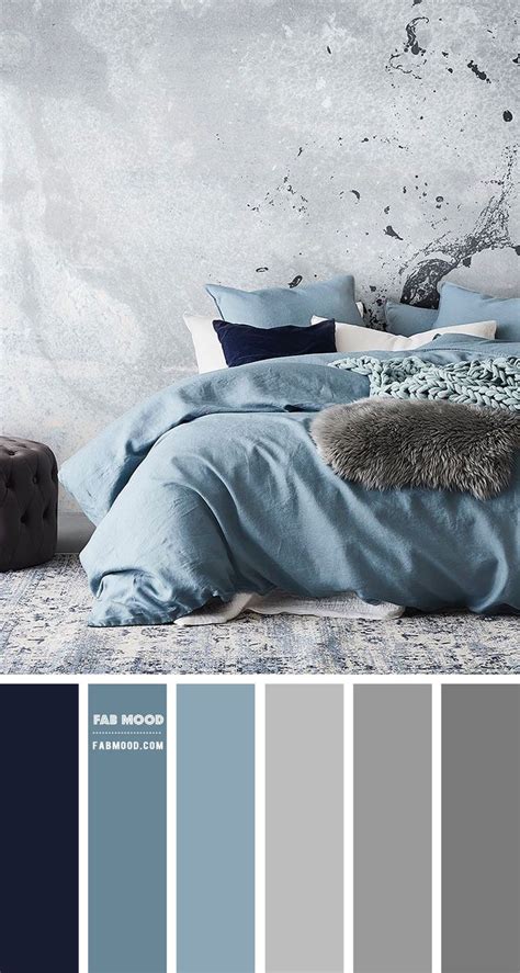 20+ Grey Blue Colour Scheme Bedroom