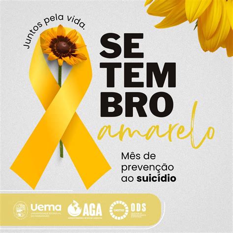 Setembro amarelo mês da prevenção do suicídio