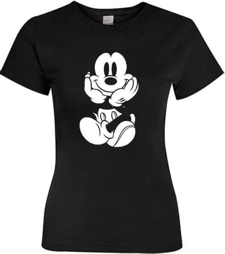 Polera Mickey Mouse Mujer 100 Algodón Cuotas sin interés