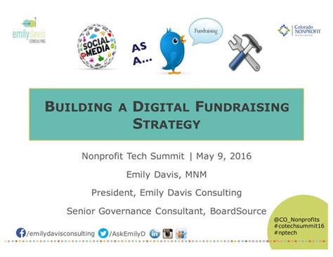 Building A Digital Fundraising Strategy Ppt