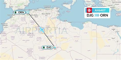 AH6407 Flight Status Air Algerie Djanet To Oran DAH6407