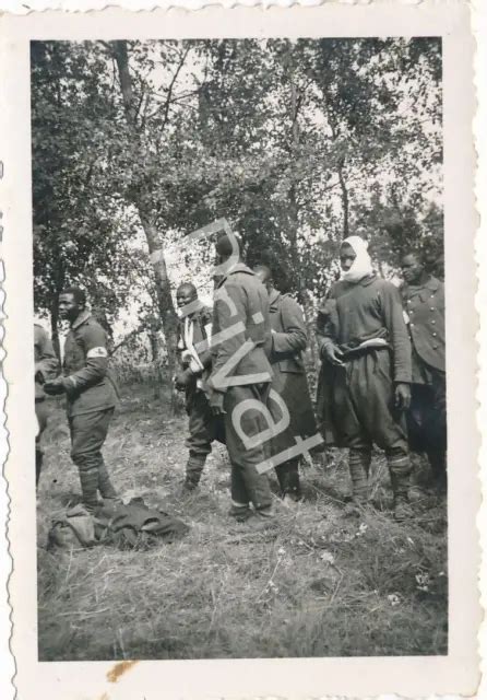 Foto Seconda Guerra Mondiale Wehrmacht Soldati Prigionieri Prigionieri