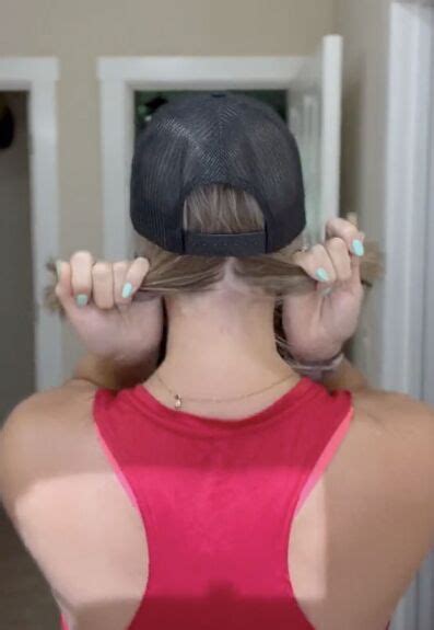 How To Style Your Short Hair In A Ball Cap Hats Short Hair Short