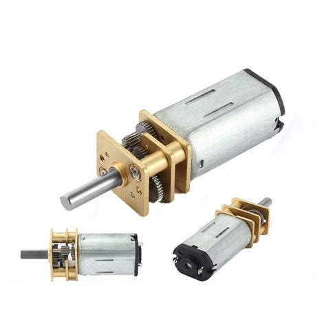 Buy Dc Motor N Dc V Mini Metal Gear Motor Rpm