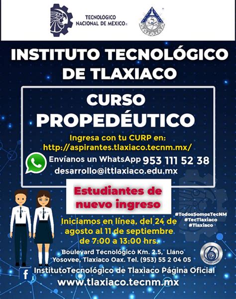 CURSO PROPEDÉUTICO PARA ESTUDIANTES DE NUEVO INGRESO 2020 Instituto