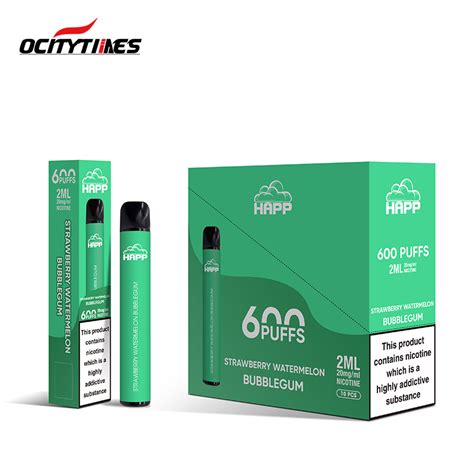 Happ Ocitytimes Disposable Vapes Pen 600puffs Electric Cigarettes With