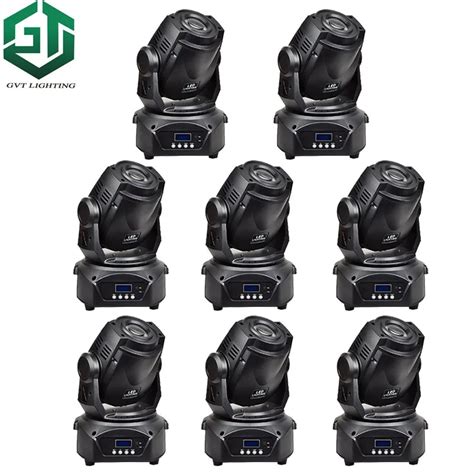 8pcs 90W LED Spot Moving Head Light USA Luminums 90W LED DJ Spot Light