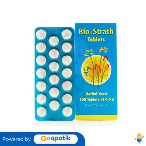 BIO STRATH BOX 100 TABLET Kegunaan Efek Samping Dosis Dan Aturan Pakai