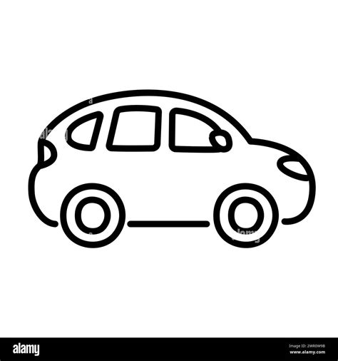 Cartoon car Black and White Stock Photos & Images - Alamy