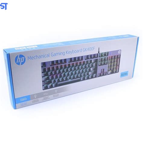 Teclado Usb Gamer Mecanico Gk F Led Chumbo Hp Sobraltech