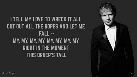 Ed Sheeran - Skinny Love (Lyrics) - YouTube