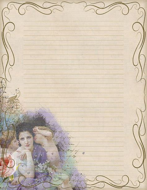 Papiers A Lettre Page 2 Writing Paper Printable Stationery Free