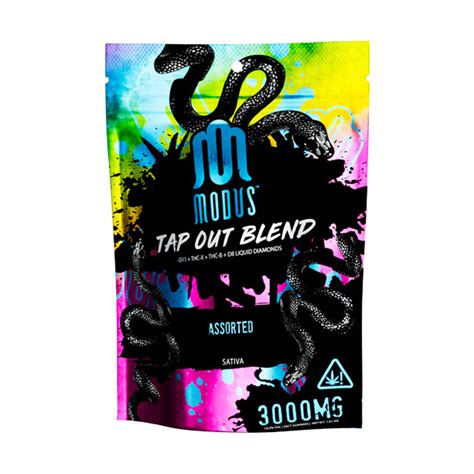 Modus Tap Out Blend Gummies 3000mg Delta 8 Resellers