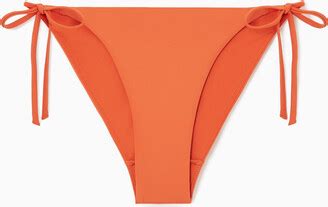 COS Tie Side Bikini Briefs ShopStyle Two Piece Swimsuits