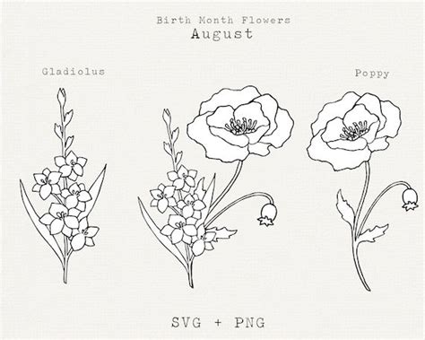 Three Different Types Of Flowers Are Shown In Black And White With The