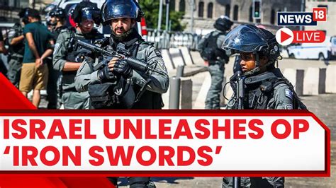 Israel Vs Palestine Live Israel Initiates Operation Iron Swords In