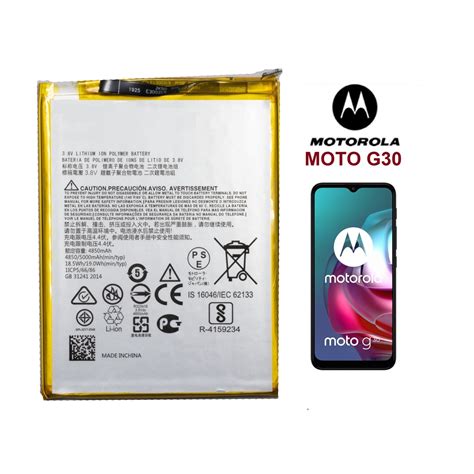 Bateria Motorola Moto G30 Original Garantia Extendida Pronta Entrega