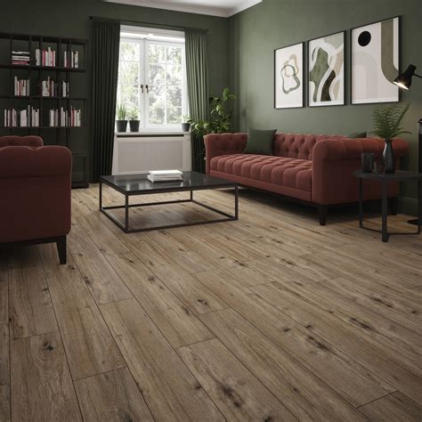 Ultraclick Spc Easy Click Fit Luxury Vinyl Flooring Dark Oak Plank