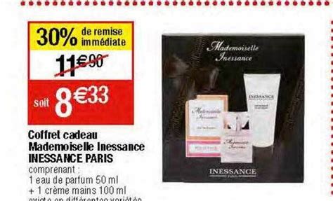 Promo Coffret Cadeau Mademoiselle Inessance Inessance Paris Chez Migros