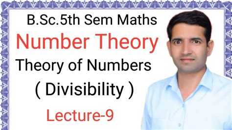 Number Theory Bracket Function Fibonacci Sequence B Sc 5th Sem Maths