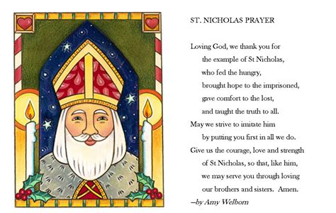 St Nicholas Prayer Printable