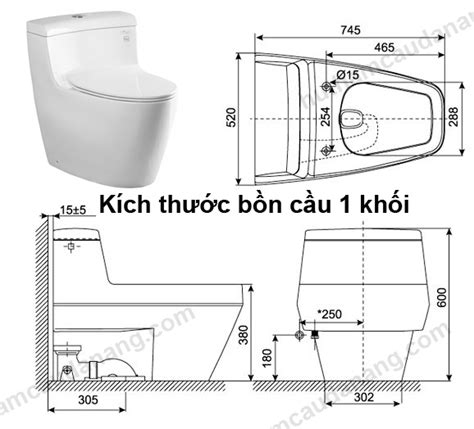 Kích Thước Bồn Cầu đúng Tiêu Chuẩn Thiết Kế Và Lắp Đặt