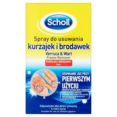 Scholl Spray Do Usuwania Kurzajek I Brodawek Ml Odciski