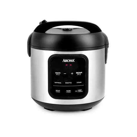 AROMA Digital Rice Cooker 4 Cup Uncooked 8 Cup Cooked Steamer