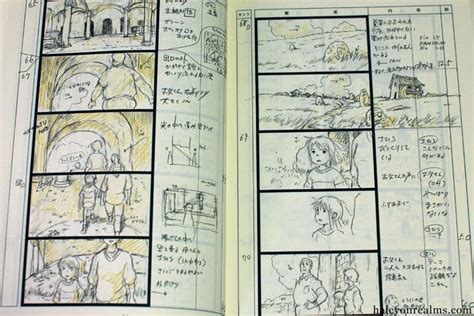 The Art Of Spirited Away Storyboard Book Review Storyboard