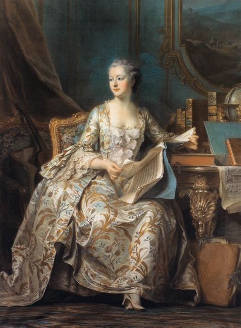 Art Reproductions Marquise de Pompadour, 1755 by Maurice Quentin De La ...