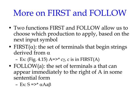 Ppt Chap 4 Formal Grammars And Parsing Powerpoint Presentation