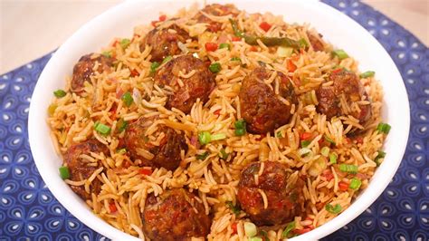 Veg Manchurian Fried Rice वेज मंचूरियन फ्राइड राइस बनाने की विधि