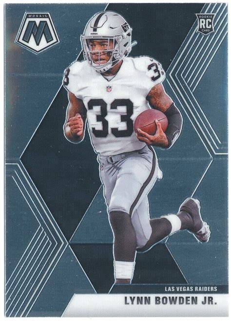 Lynn Bowden Jr Las Vegas Raiders 2020 Panini Mosaic Football RC