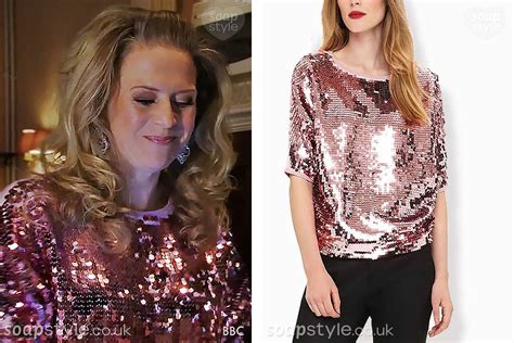 Linda Carter Pink Sequin Top in EastEnders - Where to Buy? | SoapStyle