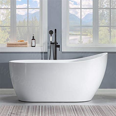 Woodbridge Acrylic Freestanding Bathtub Contemporary Soaking White