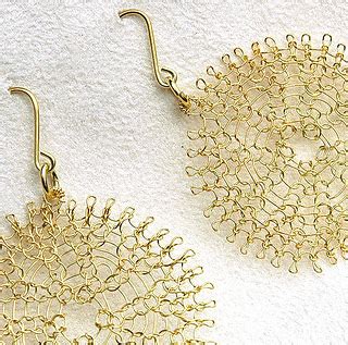 Ravelry Metal Wire Sunflower Earrings Pattern By Yael Falk