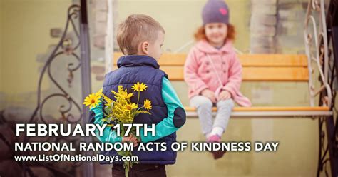 National Random Acts Of Kindness Day 2024 - Bili Mariya