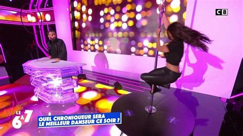 2024 Tpmp Leather Leggings And Pole Dance Bar Delphine Wespiser Raises The Temperature On